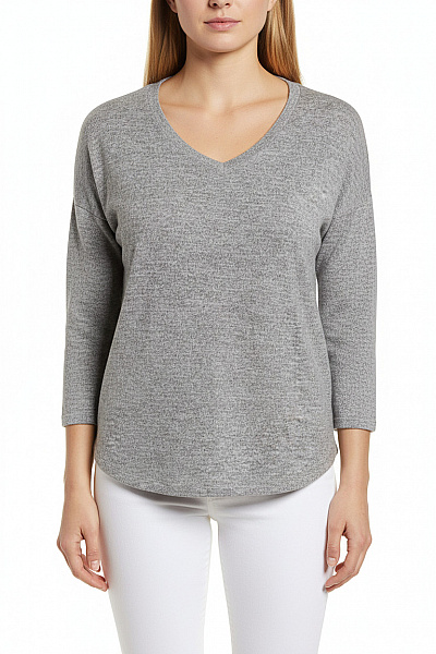 Dámský Svetr Šedý Vel. L