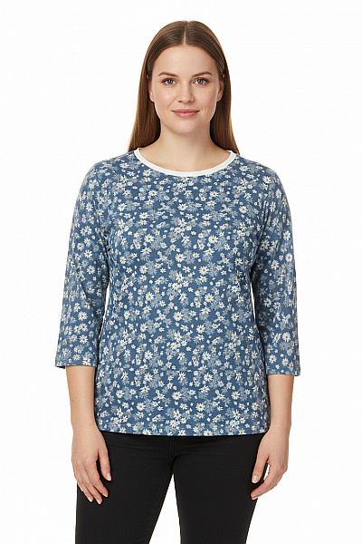 Dámské Tričko Modré