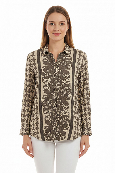 Dámská Košile Šedá Second Hand