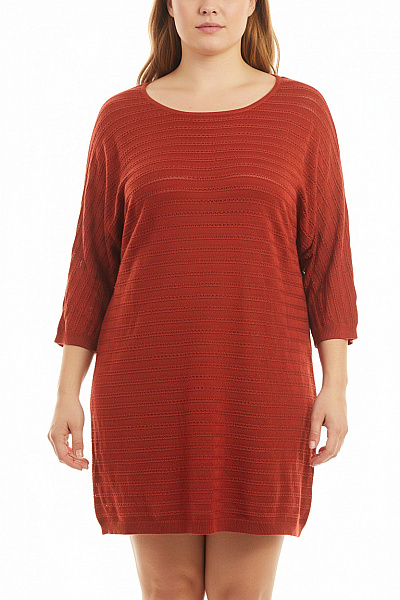  Halenka Pletená Hnědá Second Hand Vel. 40/42