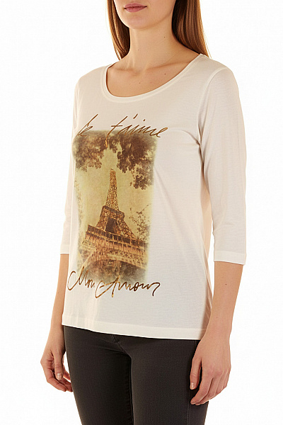 Dámské Tričko Béžové