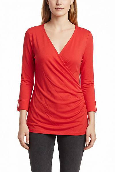 Dámské Tričko Červené Vel. 36/38