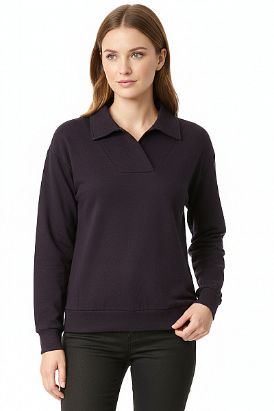 Dámská Mikina Bez Zapínání Modrá F&F Vel. 34