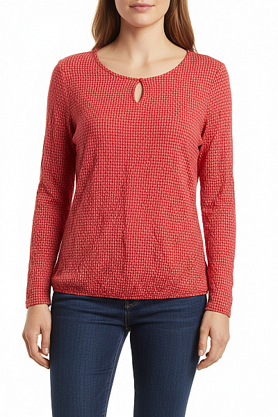 Dámské Tričko Červené Tchibo Second Hand Vel. 40/42