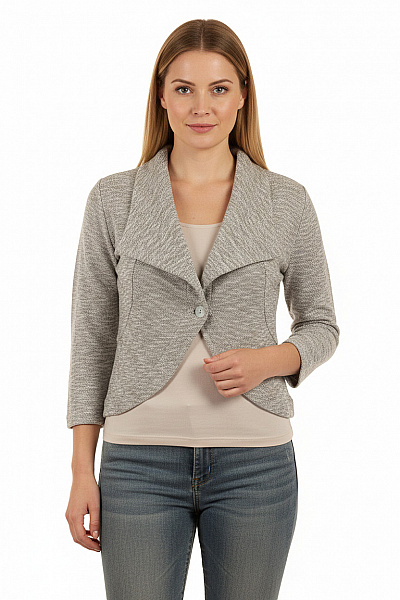 Dámský Svetr Stříbrný Second Hand Vel. 44