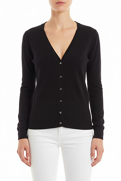 MANGO Dámský Svetr Černý Second Hand Vel. S