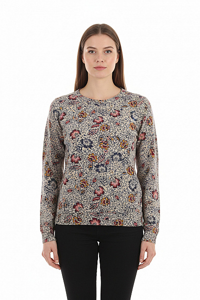 PROMOD Dámská Mikina Bez Zapínání Šedá Vel. M