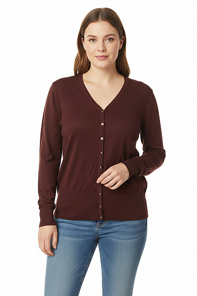 Marks & Spencer Dámský Cardigan Hnědý