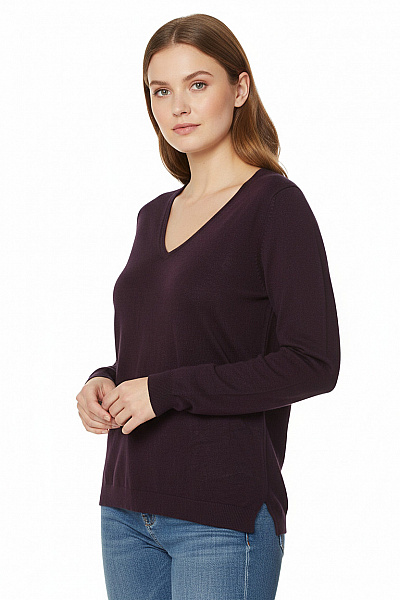 Esmara Dámský Pulovr Modrý Second Hand Vel. M