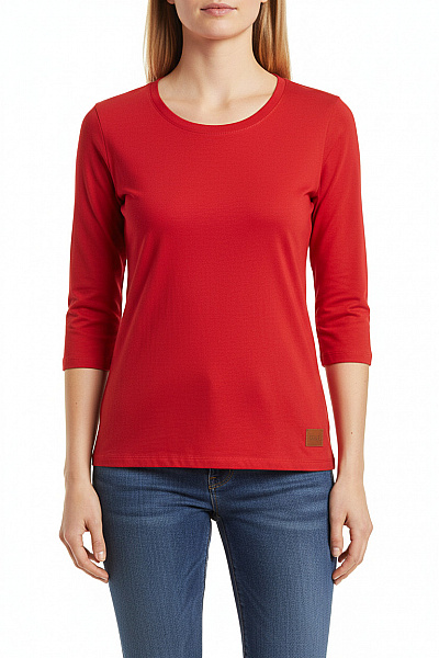 Dámské Tričko Červené Vel. 44/46