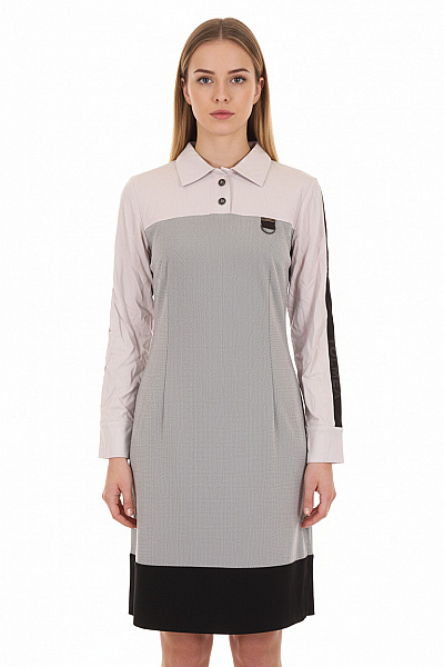 Šaty Šedé Second Hand Vel. 36