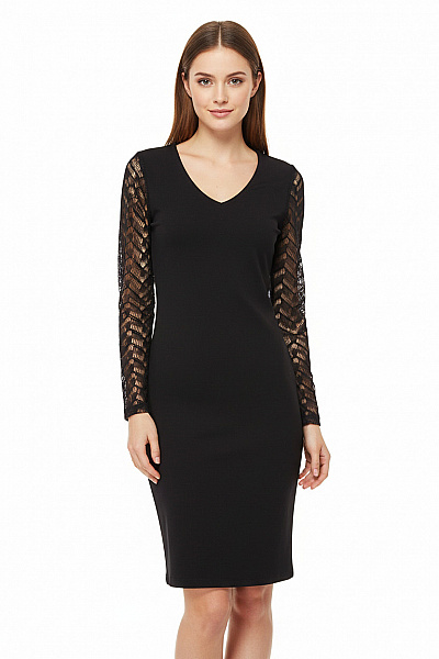 Yest Pouzdrové šaty  Šaty Černé Vel. 36