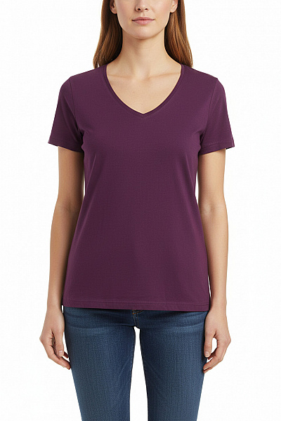 Stedman Jednoduché Dámské Tričko Fialové Vel. M