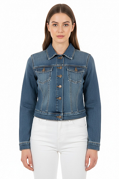 New Look Dámská Přechodné Bundy Modrá Vel. 36