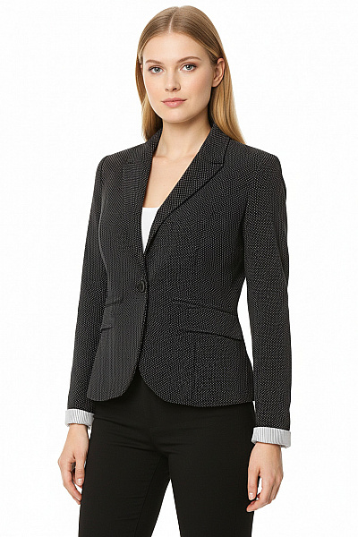 Dámské Sako Modrý Second Hand Vel. M