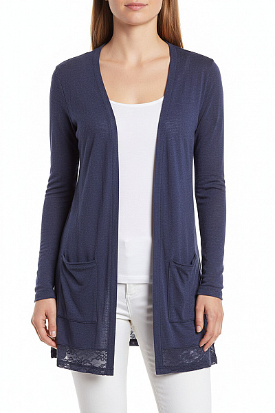 Dámský Svetr Modrý Vel. XS