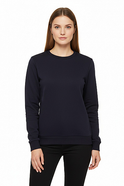 Dámská Mikina Bez Zapínání Modrá Vel. 36