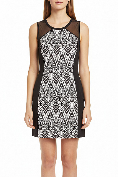 Šaty Černobílé Second Hand Vel.  42