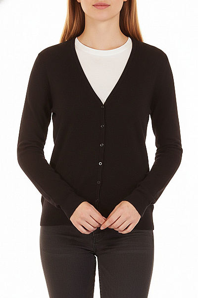 CAMAIEU Dámský Svetr Černý Second Hand