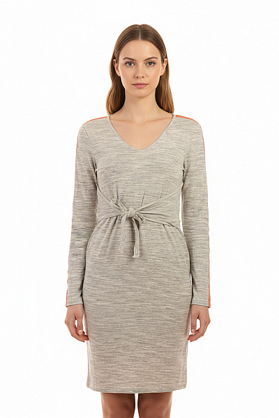 LINDEX Tričkové  Šaty Šedé Vel. S