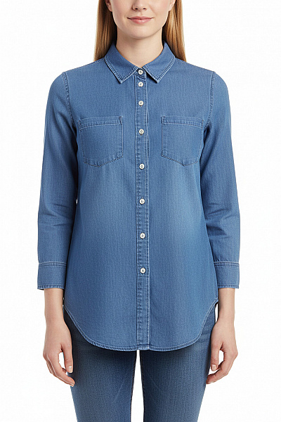 Dámská Košile Modrá Vel. M