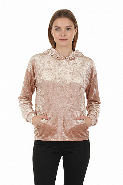 FB SISTER Dámská Mikina Růžová Vel. XS