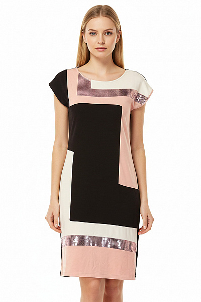 Tričkové  Šaty Barevné