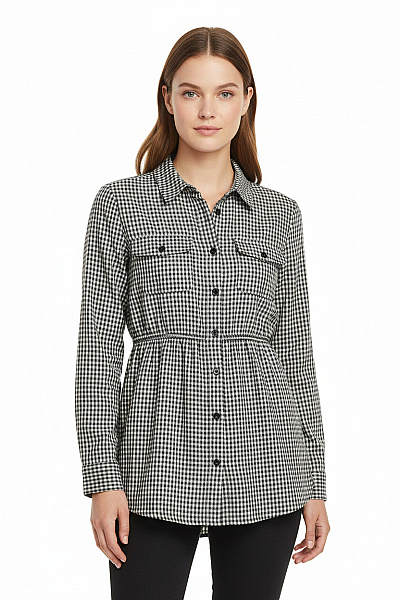 Vzorovaná Dámská Košile Černobílá Orsay Vel. 36