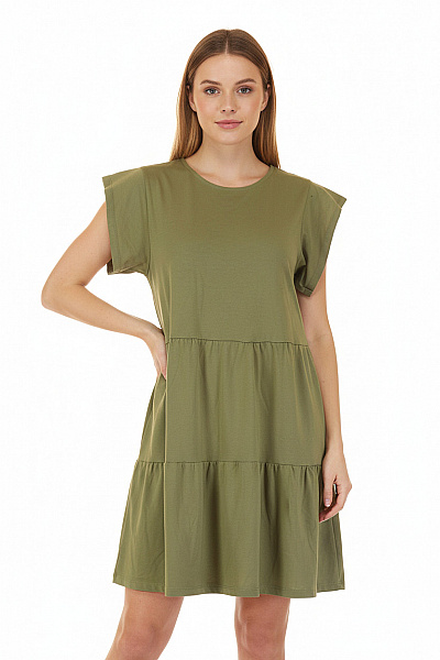 VILA Šaty Zelené Second Hand Vel. S