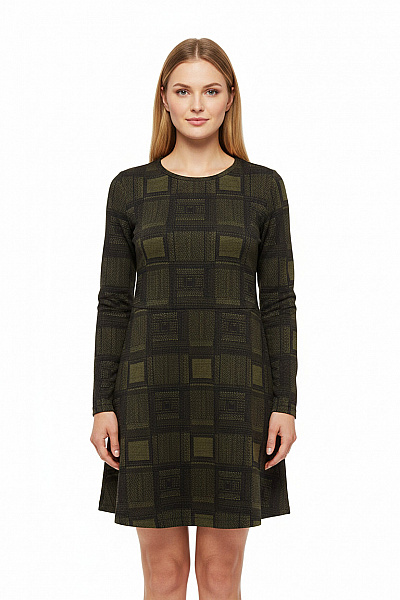 INDITEX Šaty Zelené Vel. M