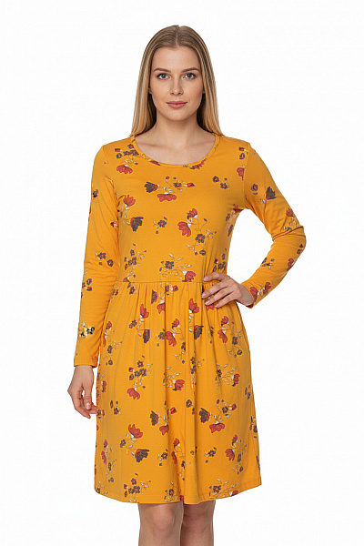 BONPRIX  Šaty S Květinovým Potiskem Žluté Vel.  36/38