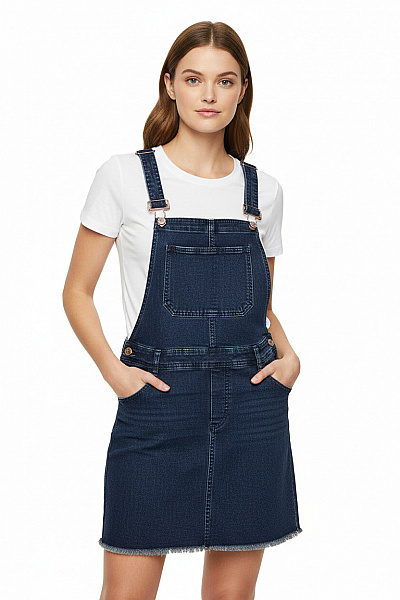 Džínová  Sukně Modrá Esmara Second Hand Vel. 34