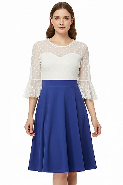 Šaty Modré Vel. 40