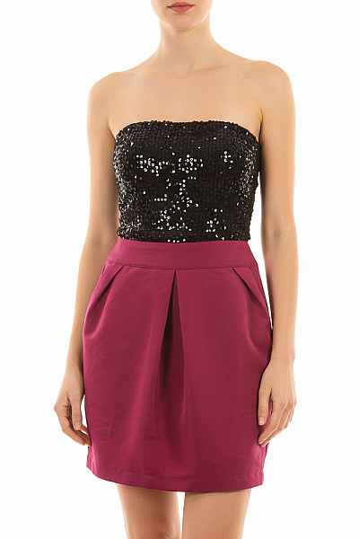 Šaty Fialové Reserved Second Hand Vel. 38