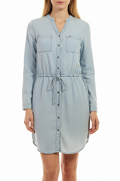 Košilové  Šaty Modré ONLY Vel. 34