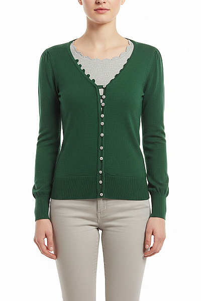 Dámský Svetr Zelený