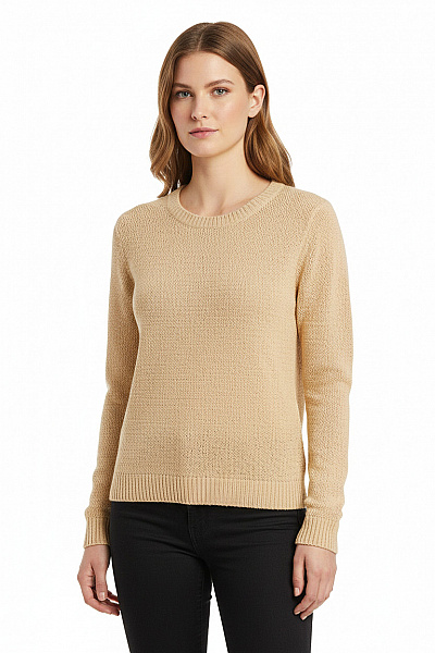 Dámský Svetr Béžový Vel. 32