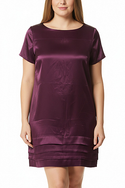 Tričkové  Šaty Fialové GEORGE.