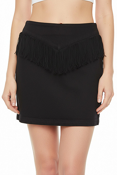 Džínová  Sukně Černá GATE Vel. 36