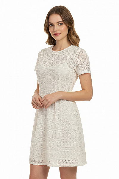 Amisu Šaty Bílé Vel.  36