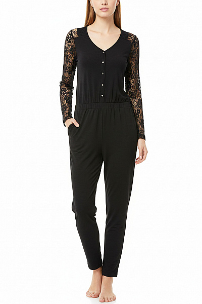 Letní Dámský Overal Černý Blancheporte