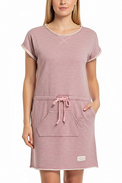  Mikinové Šaty Růžové