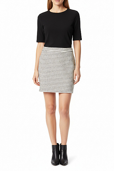 Oodji Balonová  Sukně Černobílá Vel. 42