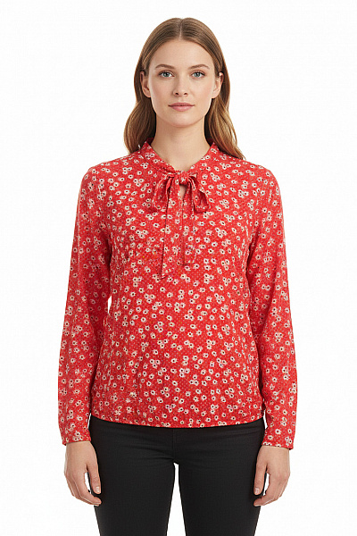 Halenka Červená Tchibo Second Hand Vel. 40/42