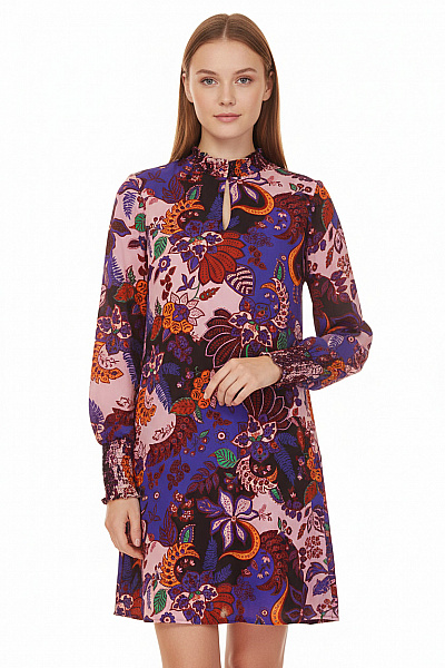  Šaty Z Chiffonu Barevné ONLY Second Hand Vel. XS