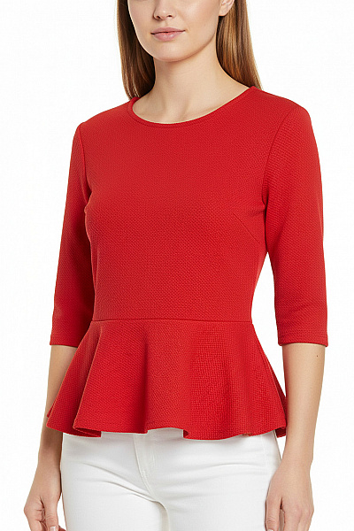 Halenka Červená Second Hand Vel. S