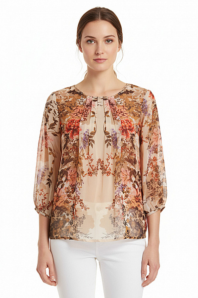 My Haily S Vzorovaná  Halenka Barevná Vel. XS