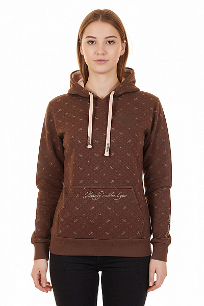 Dámská Mikina Bez Zapínání Hnědá Meatfly Vel. S