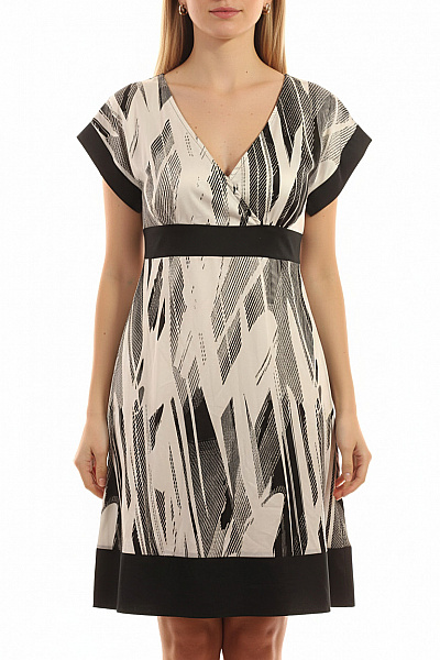 Šaty Černobílé Vel. 40