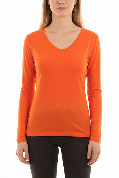 Dámské Tričko Oranžové Vel. M